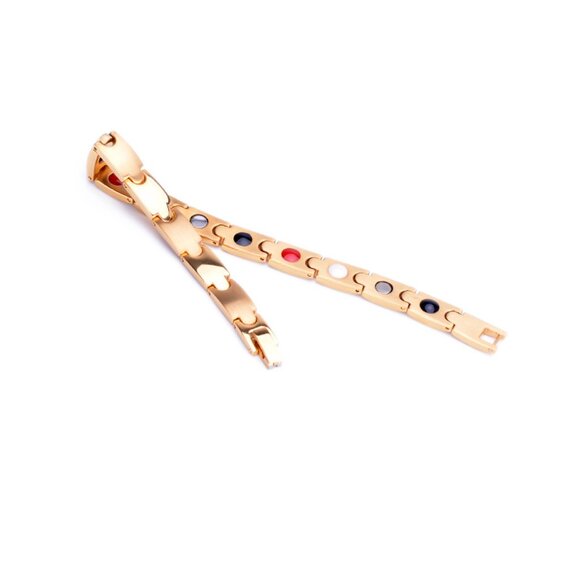 Titanium Steel Bracelet with Germanium Magnet - Picture 5 of 6